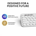 thumbnail image 2 of Logitech Pebble Keys 2 K380s, Multi-Device Bluetooth Wireless Keyboard with Customizable Shortcuts, Slim and Portable, Easy-Switch for Windows, macOS,, 2 of 11