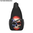 thumbnail image 1 of Puerto Rico Rican Flag Sling bag/Crossbody Backpack/Puerto Rican Shoulder Bag for Travel Hiking Cycling Camping Work, 1 of 1