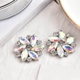 thumbnail image 4 of 2Pcs Rhinestone Shoe Clips Jewelry Buckle Jewelry DIY bridal Crystal Shoe Buckle Wedding Dress Diamond, 4 of 7