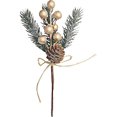 thumbnail image 2 of Artificial Pine Branches for Christmas,Christmas Tree Twig Picks,Twigs Branches Decorative Bead Sticks for Christmas Tree Decorations Wreath Vase Holiday Decor,1 Pack, 2 of 6