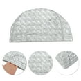 thumbnail image 3 of Unique Bargains 1 Pc Breathable Cube Pattern Swimming Cap Silver Tone, 3 of 6