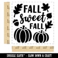 thumbnail image 2 of Sweet Fall Pumpkins Acorn Self-Inking Rubber Stamp Ink Stamper - Blue Ink - Large 1-1/2 Inch, 2 of 7