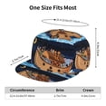 thumbnail image 6 of Uemuo Ocean Scene with Noah's Ark Pattern Women's Baseball Cap,Straight Brim Hat,Golf Dad Hat,Travel Hat,Sun Protection Cap,Everyday Accessory, 6 of 9