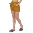 thumbnail image 3 of Inkmeso Women Casual Solid Color&nbsp;Shorts&nbsp;W/ Elastic Waist Summer Wear Everyday&nbsp;Shorts, 3 of 7