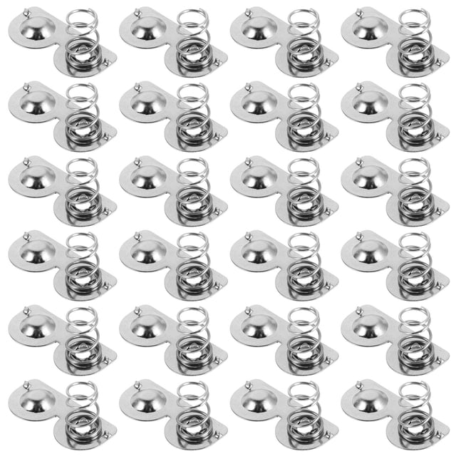 BRIGHTFUFU 30Ud Resortes Metálicos Para Compartimento De Batería Aa Y Aaa Ideales Para Reparación Electrónica