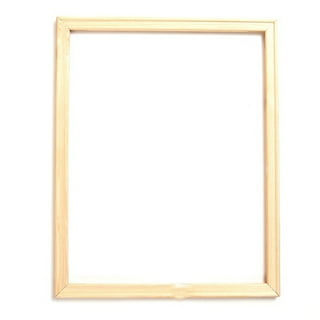 10 Pcs Unfinished Wooden Picture Frames DIY Photo Frames Wood Photo Frames  for Crafts Painting Projects