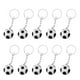 thumbnail image 5 of EeaseMX 10 mini llaveros de fútbol, creativos, colgantes para llaves., 5 of 8