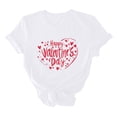 thumbnail image 7 of VKOYWKM Womens Valentines Day Shirts Heart Graphic Tees Cute Tops Holiday Short Sleeve T Shirts Casual Crew Neck Romantic Tshirts, 7 of 7