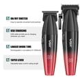 thumbnail image 2 of Cortapelos VGR 640 Professional para hombre, inalámbrico, color rojo, 2 of 7