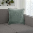 thumbnail image 6 of Benjara Square Throw Pillow with Cotton Cover, Sage Green, 6 of 6