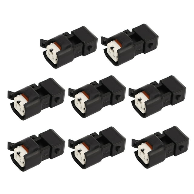 8pcs Adaptateurs d'Injecteur 43100 08 Adaptateurs d'Injecteur de Carburant Kit Adapté pour LS1 EV1 à EV6 LS2 LS3 LSX LT1