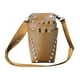 thumbnail image 1 of Bolsa para tijeras de peluquería, soporte para tijeras, bolso de cintura de cuero PU, organizador para salón Marrón, 1 of 9