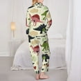 thumbnail image 5 of Disketp Pajamas Set Long Sleeve Sleepwear Womens Button Down Nightwear Pj Sets-Cute Dinosaurs, 5 of 9