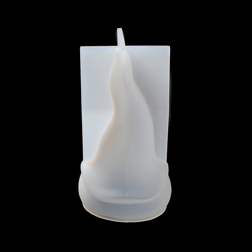DIY Christmas Gnome Display Statue Silicone Molds Portrait Sculpture Resin Casting Molds for UV Resin Epoxy Resin Craft Making White 133x66x70mm