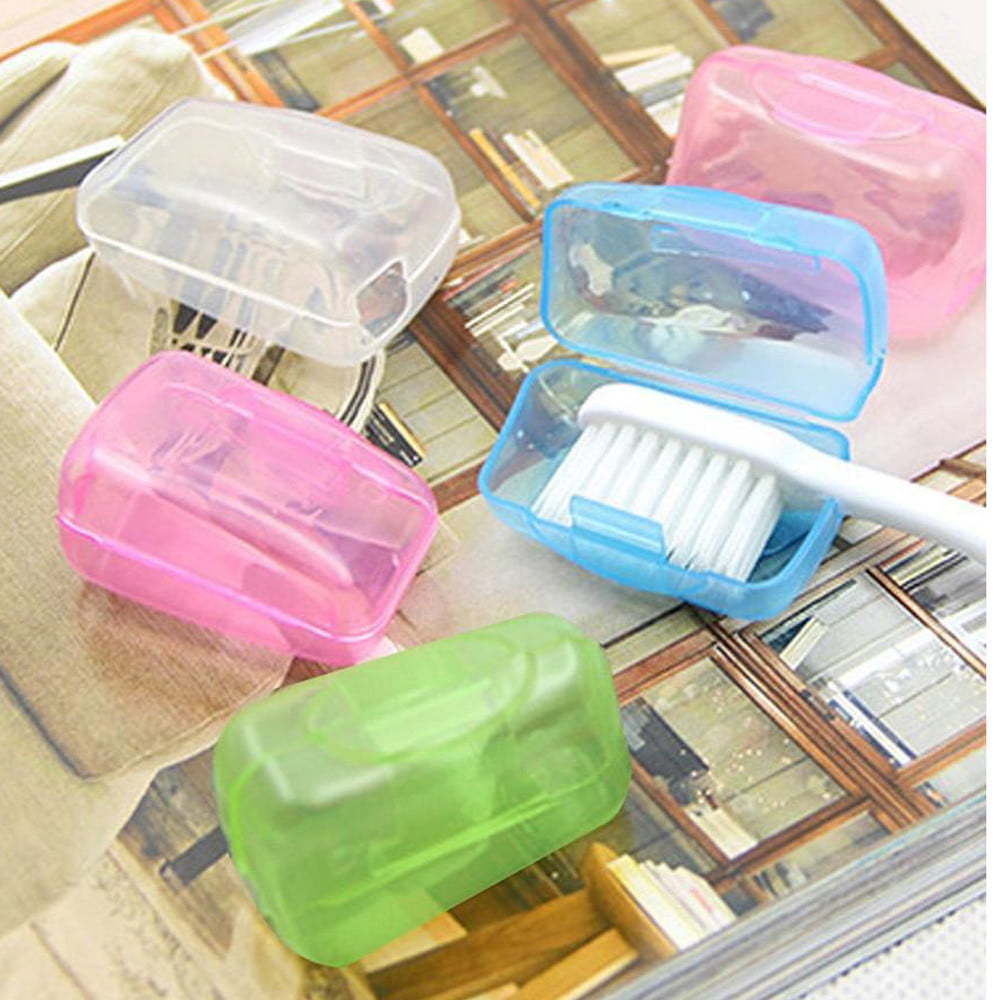 Portable Toothbrush Head Cover Travel Camping Brush Cap Case set of 10x5x2x1 set