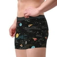 thumbnail image 4 of Bingfone Galaxy Men's Underwear - Casual Stretch Boxer Briefs-Medium, 4 of 9