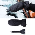 thumbnail image 3 of Ice Scraper Mitt 2 in 1 Design Elastic Band Snow Shovel Glove Cold Proof, 3 of 7