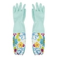 thumbnail image 2 of Guantes de Lavaplatos de Terciopelo, Guantes de Lavavajillas Calientes, Fábricas Imperes un Prueba de Manchas de Látex para Parto Domémico, 2 of 7