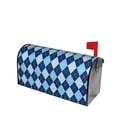 thumbnail image 3 of Bingfone Blue Squares Magnetic Mailbox Cover Standard Size for Garden Yard Outdoor Decorations-21x18 in, 3 of 9