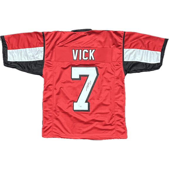 Michael Vick Signed Autographed Red/White Jersey JSA Authenticated