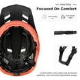 thumbnail image 4 of BATFOX Mountain Bike Helmet for Adults Men Women Cycling MTB Helmet with Removable Visor (22.4-23.6in, Gray Blue, L), 4 of 8