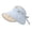 A-Blue5, variant on Yuanlong Womens Visor Solid Color Wide Brim Travel Sun Hat Mesh Breathable Classic Outdoor Daily Hats