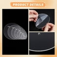 thumbnail image 5 of 1set 8pcs 8 Sizes Transparent Acrylic Reusable Drawing Template for Scrapbooking School Projects Flat Round 20~90x2mm Hole: 3mm 1pc/size, 5 of 9