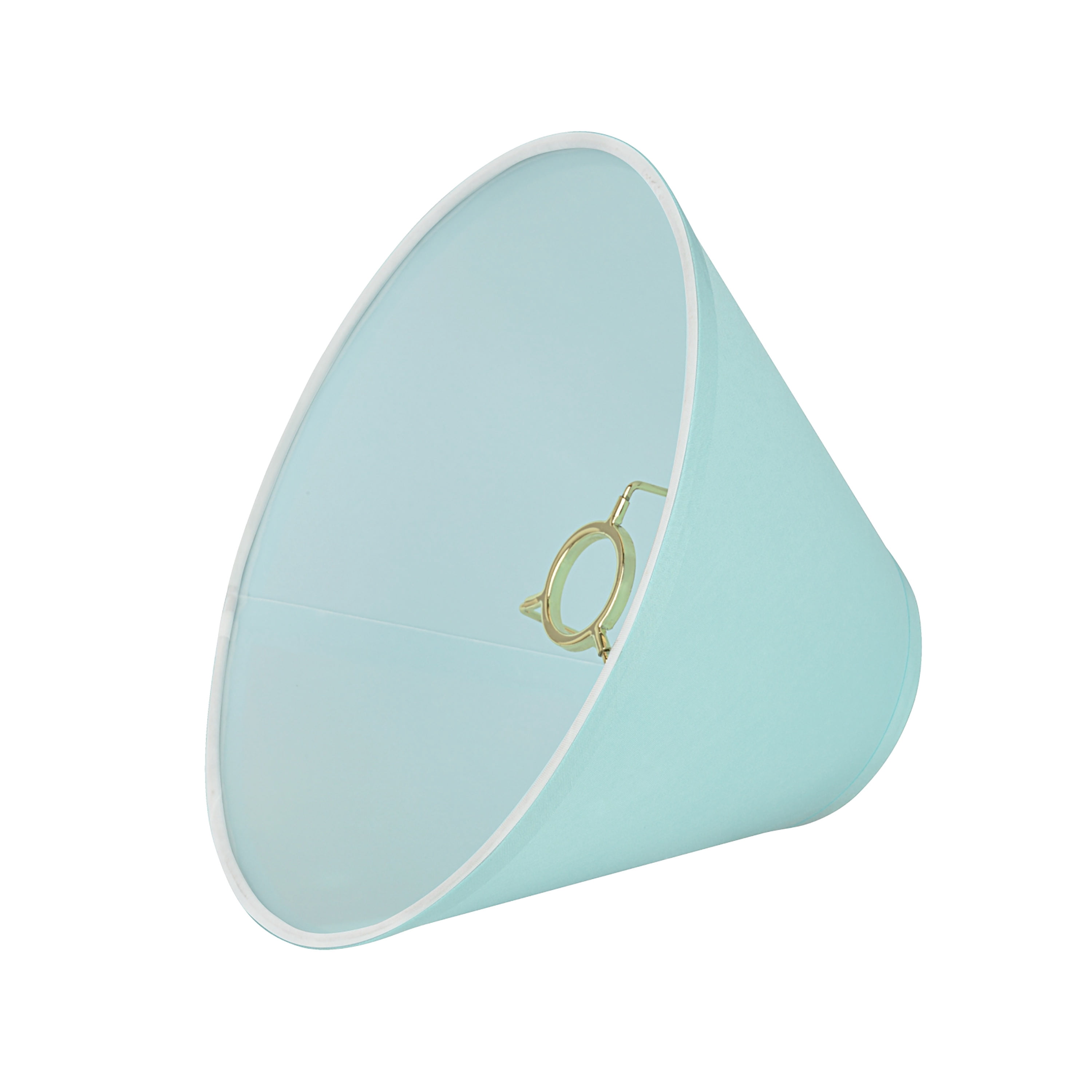 Aspen Creative 58754 Transitional Hardback Empire Shape UNO Construction Lamp Shade in Light Blue, 10" Wide (4" x 10" x 7")