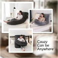 thumbnail image 2 of Full body pillow with detachable washable cover - sleep support for legs, back, neck, shoulders, and abdomen, 2 of 5