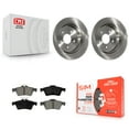 thumbnail image 1 of Transit Auto Rear Disc Brake Rotors and Semi-Metallic Pads Kit for Car Volvo S40 C30 V50 C70 K8S-101876, 1 of 11