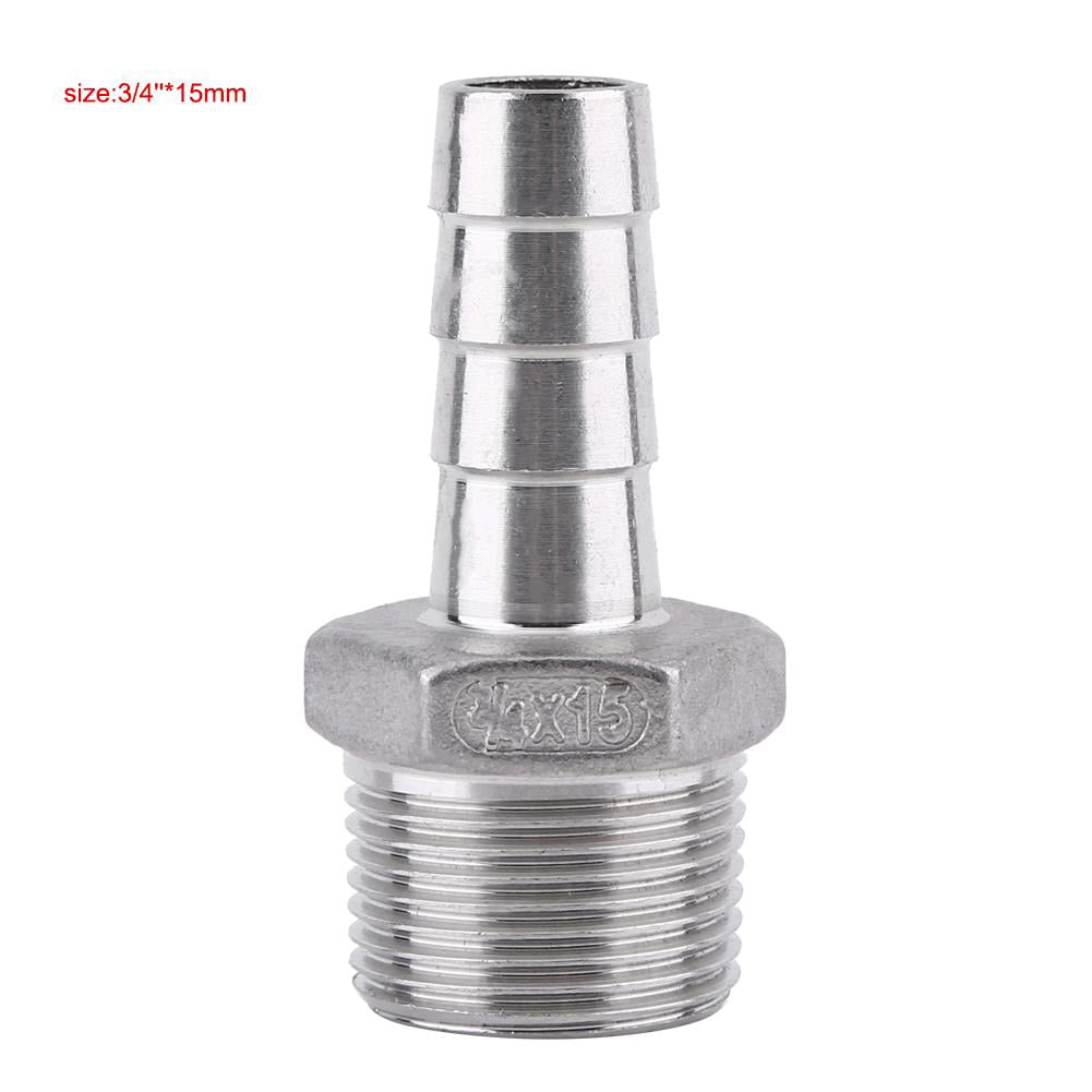 BSP Thread Fitting x Barb Hose Tail End Connector/Splitter For Air Fuel Water 