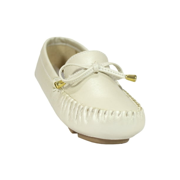 Mocasin Casual De Mujer Sintetico Blanco Perla Coqueta 48000Y