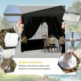 thumbnail image 6 of Outdoor Canopy Tent with Removable Sidewalls, Heavy Duty Party Tents Waterproof Patio Gazebo for Parties Wedding Events Beach BBQ, 6 of 12
