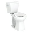 thumbnail image 2 of Gerber Gws31802 Avalanche 1.28 Gpf Two Piece Round Chair Height Toilet - White, 2 of 2