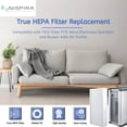 thumbnail image 2 of Nispira TiO2 Replacement Filter Compatible with Aerus Electrolux Lux Guardian, Beyond Guardian,  Blueair 400 series Air Purifier, 2 Packs, 2 of 8