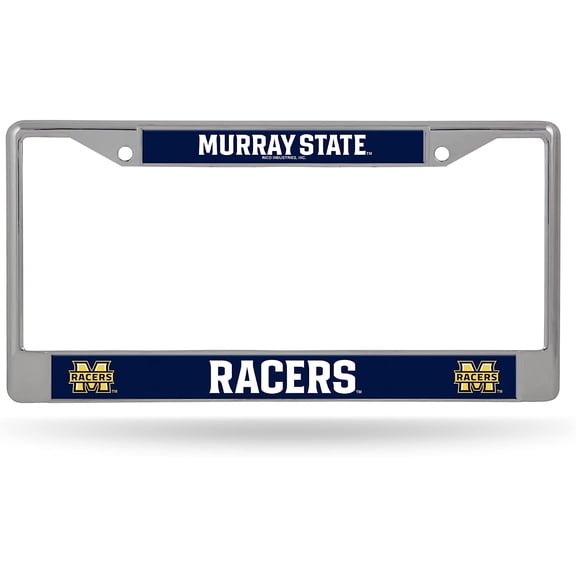Murray State Racers Chrome Metal License Plate Frame