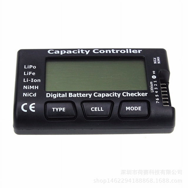 Probador del Controlador de Capacidad del Equilibrador de BateríA CellMeter-7 LiPo LiFe Li-Fe Li-Ion NiMH Nicd Comprobador Digital