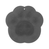 Guozer Wall Mounted Back Scrubbers,1pc Shower Back Foot Scrubber,Silicone Bath Massage Cushion Brush With Suction Cups