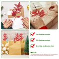 thumbnail image 2 of Nvzi Tallos de purpurina navideña, 20 piezas, púas de pino artificiales para relleno de adornos de árbol de Navidad (verde), 2 of 5