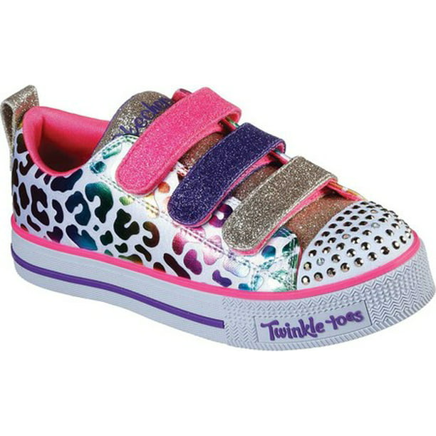 idioma asustado Bolos Skechers Twinkle Lite-Sparkle Spots Fashion Sneaker (Little Girls & Big  Girls) - Walmart.com