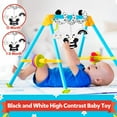 thumbnail image 6 of Baby Spiral Hanging Stroller and Car Seat Toys Black and White High Contrast Sensory Toy Newborn Plush Activity Toys for Bed Bassinet Crib Baby Carrier Gifts for 0 3 6 9 12 Months Girls Boys, 6 of 14
