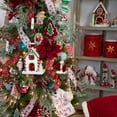 thumbnail image 3 of Northlight Gingerbread Glitter Candy House Christmas Decoration - 13", 3 of 8