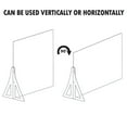 thumbnail image 3 of 18" x 24" Single Leg Partition PLEXIGLASS Shield, 2-Pack, 3 of 7