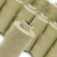 thumbnail image 2 of IBA Indianbeautifulart Beige Hand Machine New Polyester Thread Wholesale Spool 10 Pcs Sewing Supply, 2 of 4