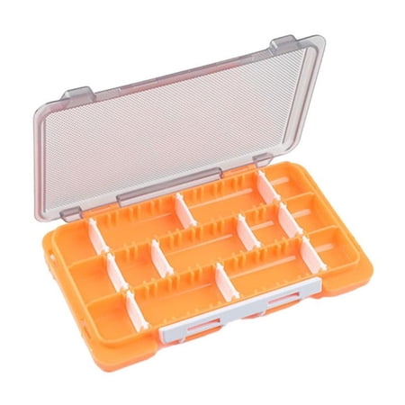 Fishing Tackle Box Lure Large-capacity Compartments Storage Hard Case B3I6
