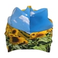 thumbnail image 3 of Rocae Sky Golden Sunflower Field B for Kids Winter Beanies Weather Hats Boys Girls, 3 of 7