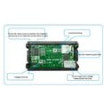thumbnail image 2 of Kenally DC 0-100V Indicador de voltímetro Equipo de modificación Profesional LED Medidor de voltaje digital Dispositivo de prueba Accesorio de circuito Herramientas y ferretería Doble rojo Kenally TO011584-01, 2 of 6
