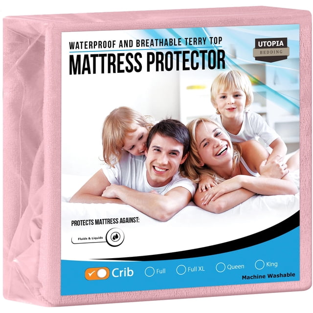 Protector de colchón impermeable Utopia Bedding Terry Crib