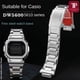 thumbnail image 2 of Para Casio G-SHOCK 3229 DW-5600 DW5600 GW-B5600 GW-M5610 Caja de acero inoxidable modificada Correa de acero Correa de reloj Bisel Correa de reloj, 2 of 5