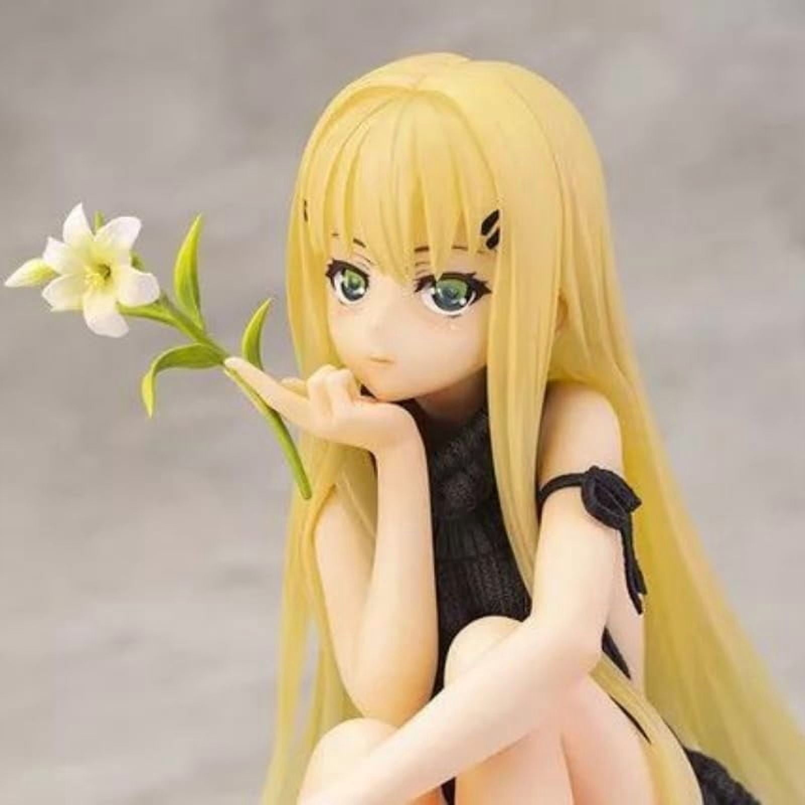 Newly Kannagi Yuuri Figure Sitting Kannagi Yuuri Action Figures 14cm/5.5inch Handmade PVC Anime Cartoon Manga Character Model Collectible Craft Gift